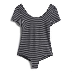 Black and White Stripe Bodysuit